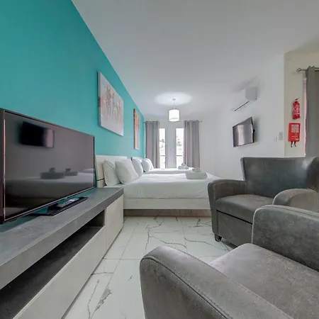 A Stylish 1br In ,central With Wifi And Ac By 360 Estates Appartement Gzira