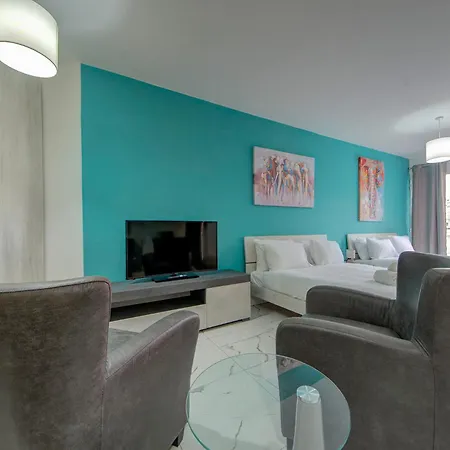 Appartement A Stylish 1br In ,central With Wifi And Ac By 360 Estates Gzira
